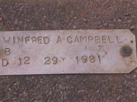 Winfred A. Campbell