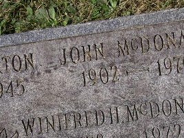 Winifred H. McDonald Winifred H. McDonald