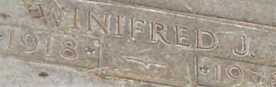 Winifred J. Cook Winifred J. Cook
