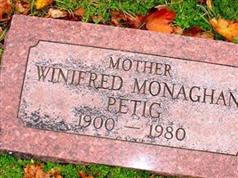 Winifred Ruth Monaghan Petig