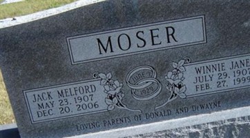 Winnie Jane Dodson Moser