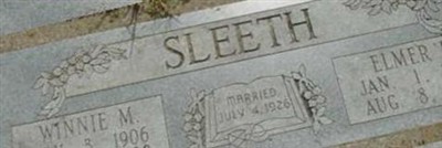 Winnie M. Hickman Sleeth Winnie M. Hickman Sleeth