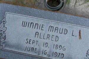 Winnie Maud Lister Allred Winnie Maud Lister Allred