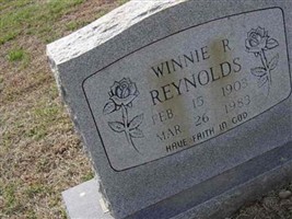 Winnie R Reynolds Winnie R Reynolds