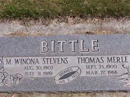 Winona M. Stevens Bittle
