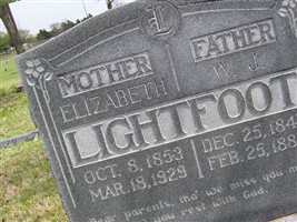 W J Lightfoot