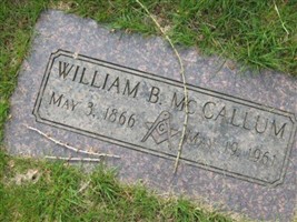 Wm Boyd McCallum Wm Boyd McCallum