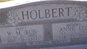 W M 'Bud' Holbert W M 'Bud' Holbert