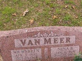 Wm. Warren Van Meer Wm. Warren Van Meer