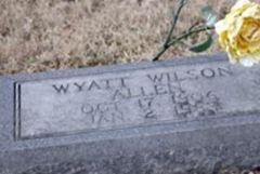 Wyatt Wilson Allen, Sr