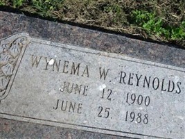 Wynema W. Reynolds Wynema W. Reynolds