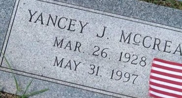 Yancey J McCrea Yancey J McCrea