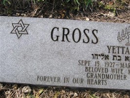 Yetta Gross Yetta Gross