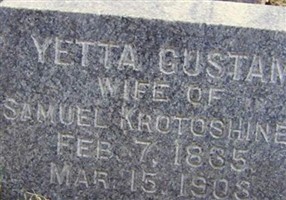 Yetta Gustam Krotoshiner