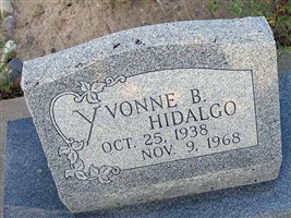 Yvonne B Hidalgo