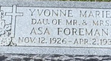 Yvonne Marie Foreman Yvonne Marie Foreman