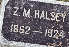 Zachariah M. Halsey Zachariah M. Halsey
