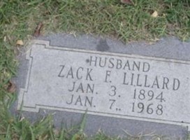 Zack F Lillard