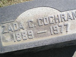 Zada Catharine Vanpool Cochran