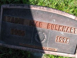 Zadie Mae Burkhart Leonard Zadie Mae Burkhart Leonard