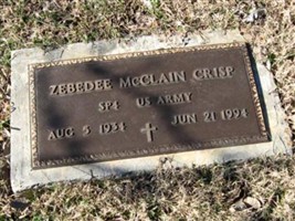 Zebedee McClain Crisp