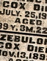 Zebulon Cox Zebulon Cox