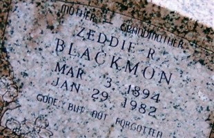 Zeddie Richards Blackmon