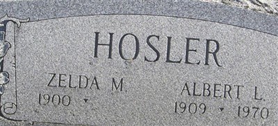 Zelda Marie Shillito Hosler Zelda Marie Shillito Hosler