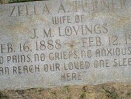 Zella A Turner Lovings