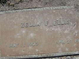 Zella F. Ellis Zella F. Ellis