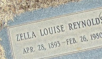 Zella Louise Reynolds Zella Louise Reynolds