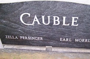 Zella Persinger Cauble Zella Persinger Cauble