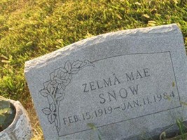 Zelma Mae Snow Zelma Mae Snow