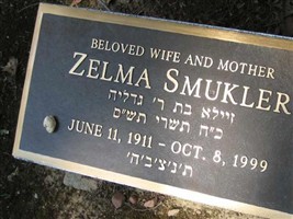 Zelma Smukler Zelma Smukler