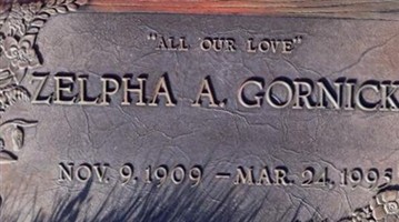 Zelpha A Gornick Zelpha A Gornick