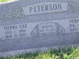 Zelpha Cox Peterson