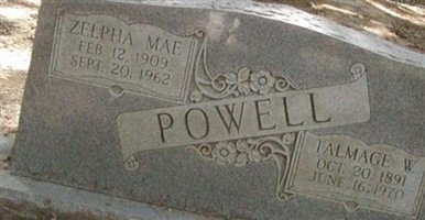 Zelpha Mae Powell Zelpha Mae Powell