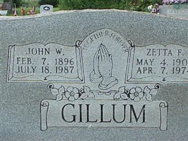 Zetta F. Potter Gillum Zetta F. Potter Gillum