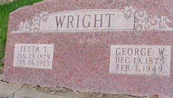 Zetta T. Wright Zetta T. Wright