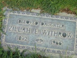 Zillah E Withrow Zillah E Withrow