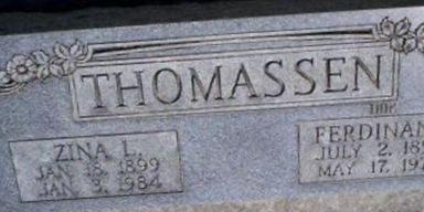 Zina Lucille Harker Thomassen