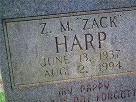 Z M "Zack" Harp