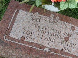 Zoe Clark Autry Zoe Clark Autry