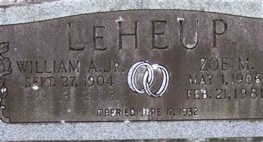 Zoe M. LeHeup Zoe M. LeHeup