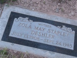 Zola May Stapley Deshler Zola May Stapley Deshler