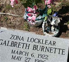 Zona Locklear Galbreth Burnette Zona Locklear Galbreth Burnette