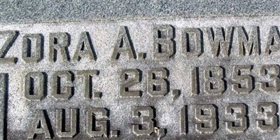 Zora A. Owens Bowman Zora A. Owens Bowman