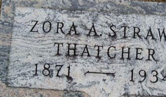 Zora A Strawn Thatcher