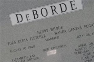 Zora Cleta Fletcher DeBorde