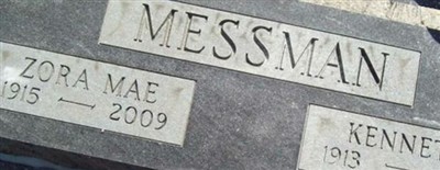 Zora Mae Norman Messman Zora Mae Norman Messman